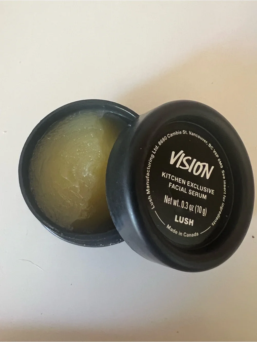 LUSH KITCHEN EXCLUSIVE VISION FACIAL SERUM 0.3 oz BRAND NEW